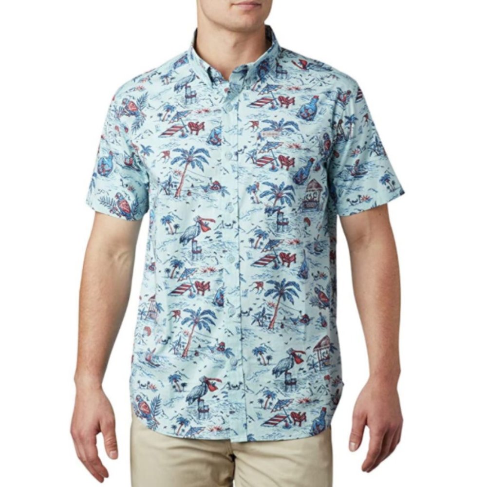 NWT Columbia Men's Rapid Rivers S/S - Tropical